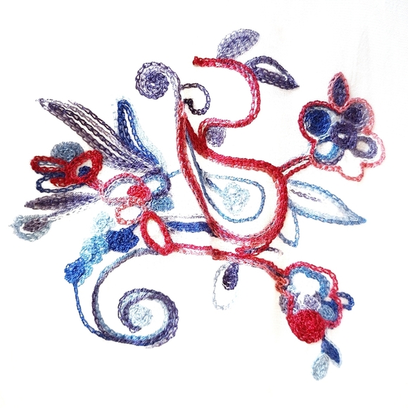 Hope Springs from Cracker Barrel Embroidered Boho Blouse and Tank Cottagecore XL - Picture 5 of 8